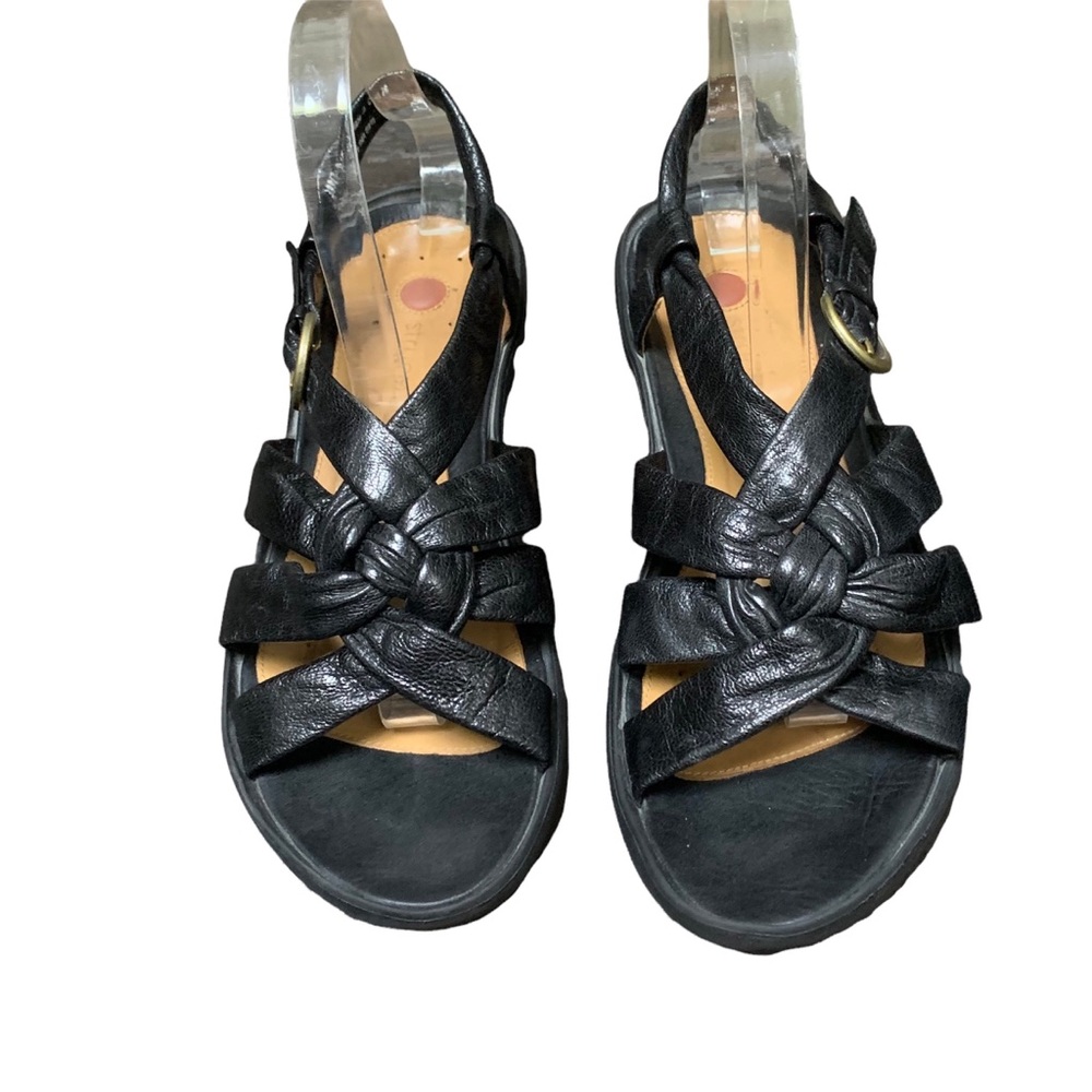 Clarks Unstructured Black Sandals size 9.5